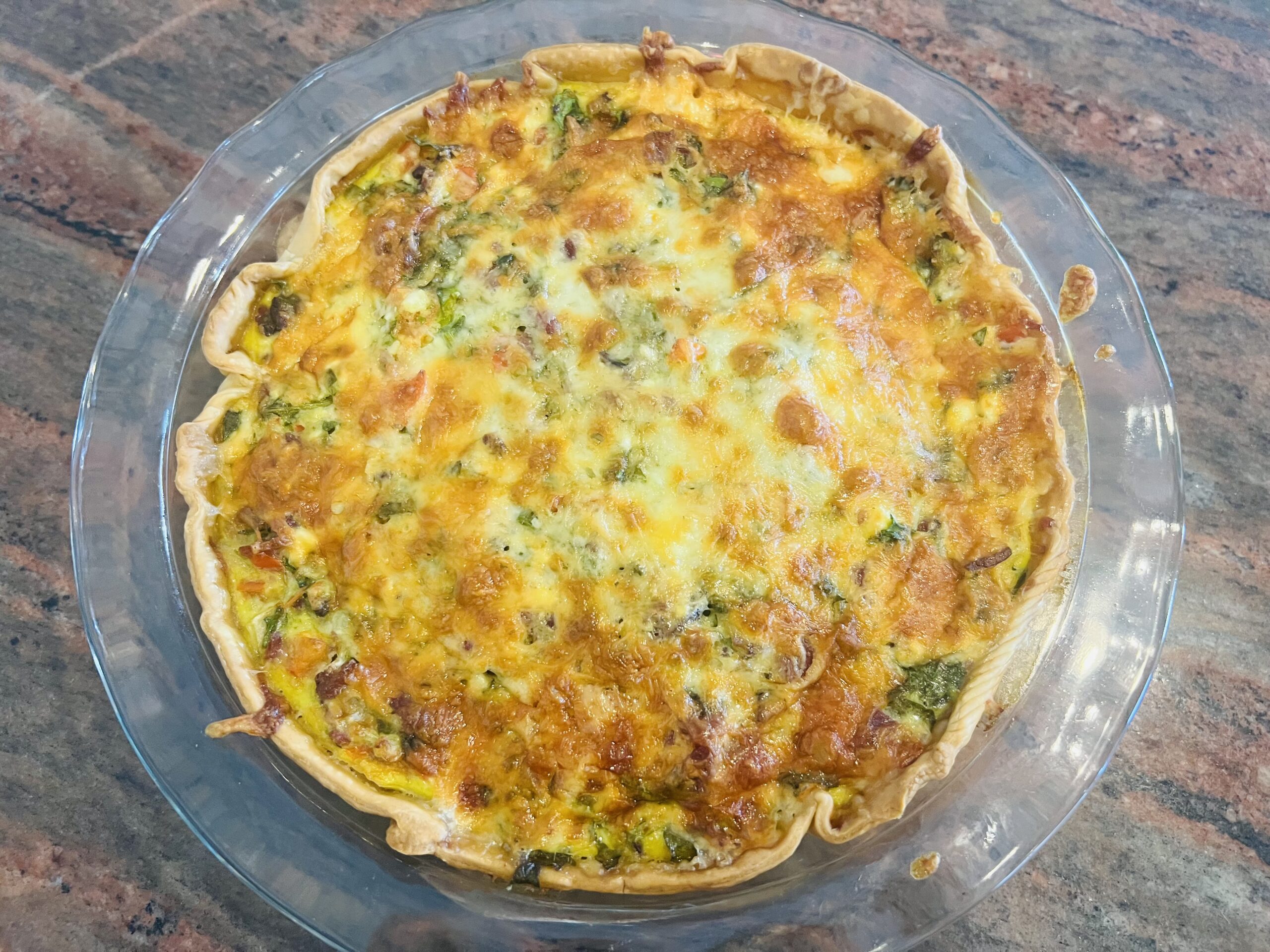 Cottage cheese quiche